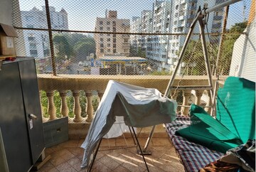 Balcony in 2 BHK Apartment at Nancy Towers, Wanowrie – for Rent