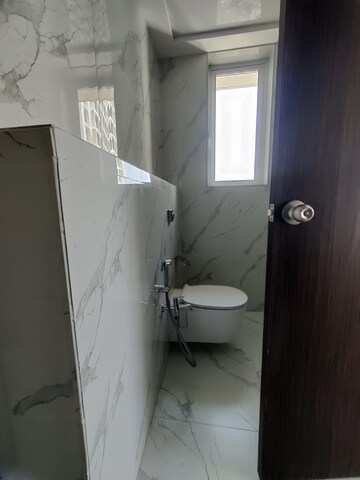 Bathroom in 3 BHK Apartment at Aurum Q Residences, Ghansoli – for Rent