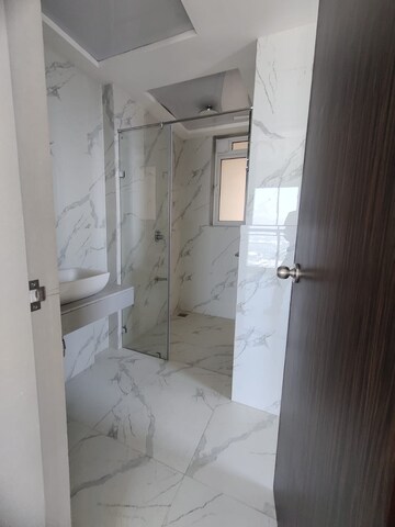 Bathroom in 3 BHK Apartment at Aurum Q Residences, Ghansoli – for Rent