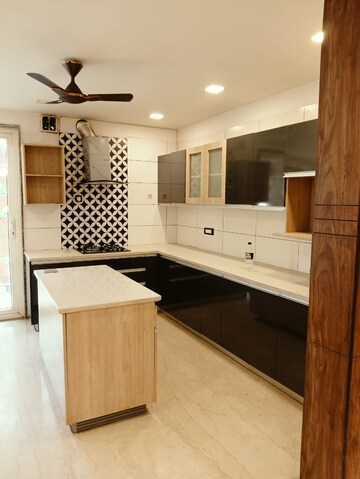 Kitchen in 4 BHK Builder Floor at Unitech South City II, Sector 50 – for Rent
