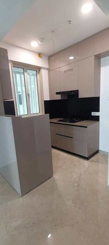 Kitchen in 2 BHK Apartment at Aurum Q Residences, Ghansoli – for Rent