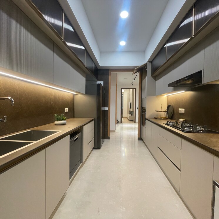 Kitchen, hero-homes-palatial 4 Bedroom 3460 Sq.Ft. Apartment In Dhanwapur Gurgaon 8448979