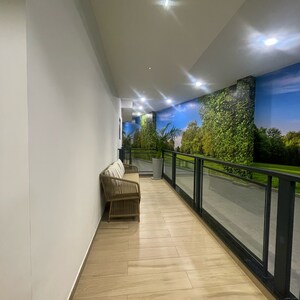 Balcony in 4 BHK Apartment at Hero Homes Palatial, Dhanwapur – for Sale