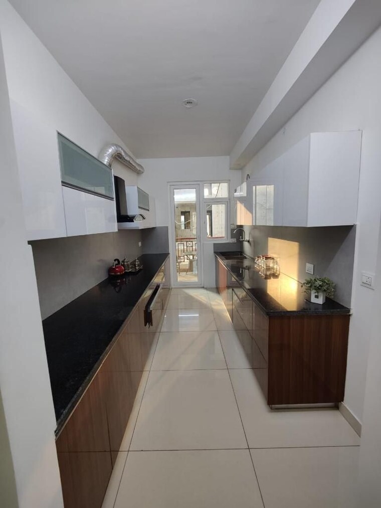 Kitchen, hermitage-centralis 3 Bedroom 1450 Sq.Ft. Apartment In Vip Road Zirakpur 8449053