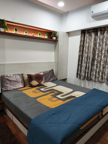Bedroom in 2 BHK Apartment at Gera Adara, Hinjewadi – for Rent