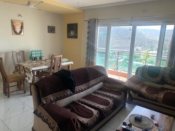 Living Room in 3 BHK Apartment at Megapolis Sangria Towers, Hinjewadi – for Rent