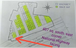  Land – Map Location View at Bhogapuram - for Sale