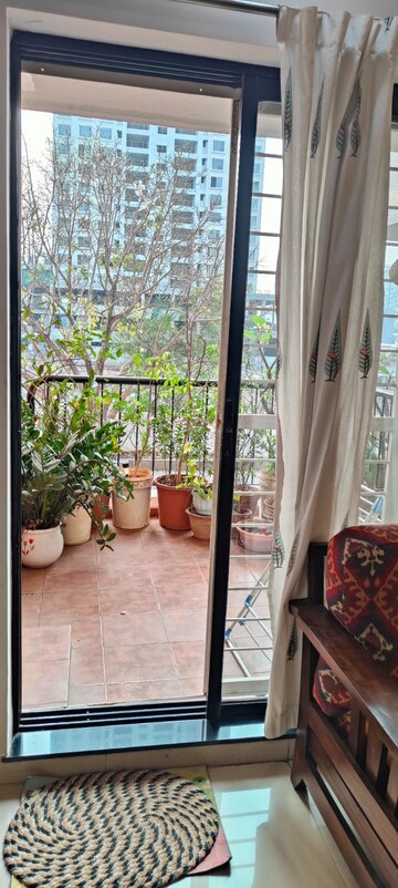 Balcony in 2 BHK Apartment at Pride Platinum, Baner – for Rent