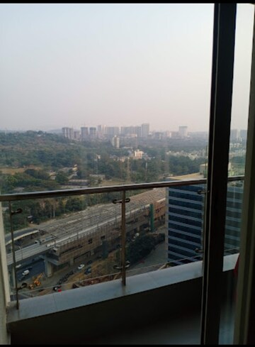 Balcony in 2 BHK Apartment at Lodha Fiorenza, Goregaon East – for Rent