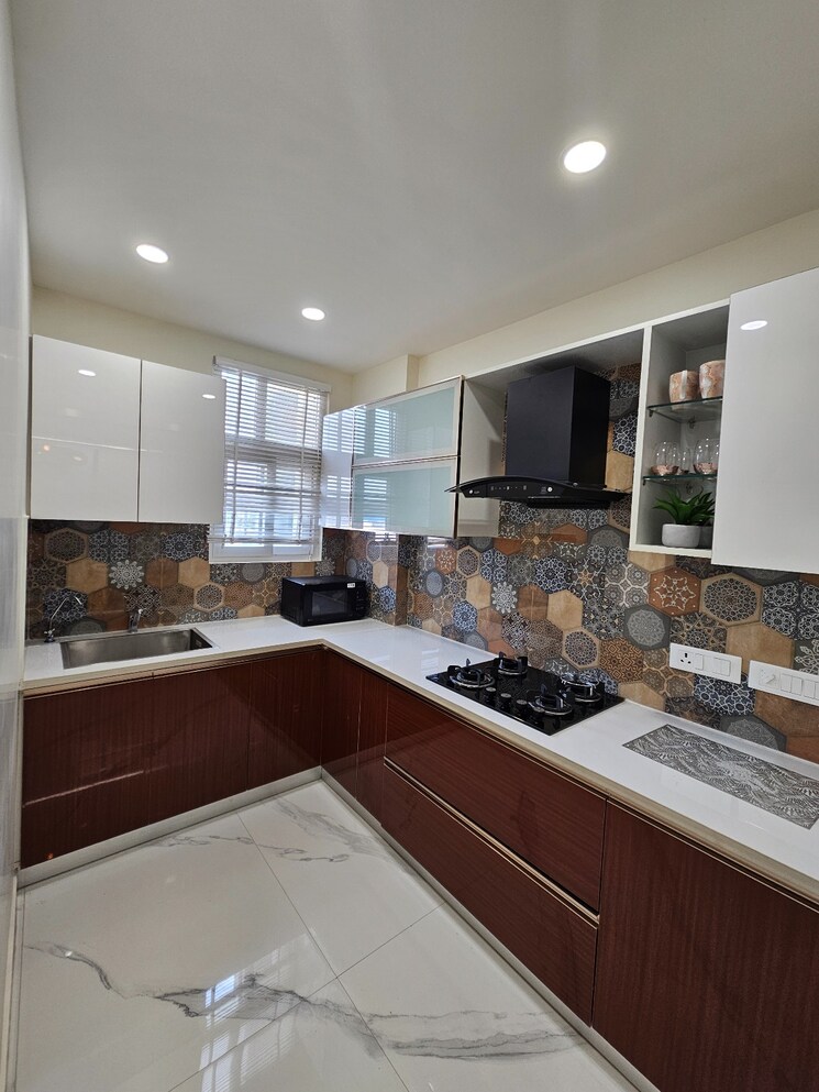 Kitchen, sector 95a 2.5 Bedroom 1160 Sq.Ft. Builder Floor In Sector 95a Gurgaon 8449186