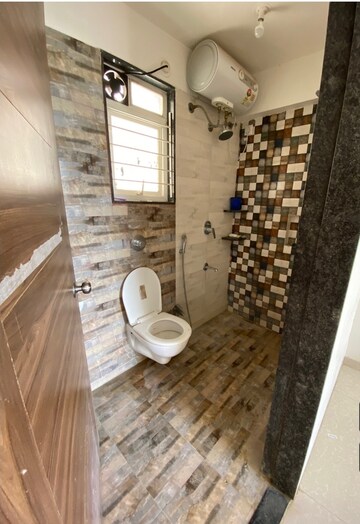 Bathroom in 2 BHK Apartment at Ravinanda Sky Twins, Kondhwa – for Rent