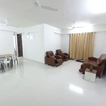 Living Room in 2.5 BHK Apartment at GK Dwarka Heights, Rahatani – for Rent