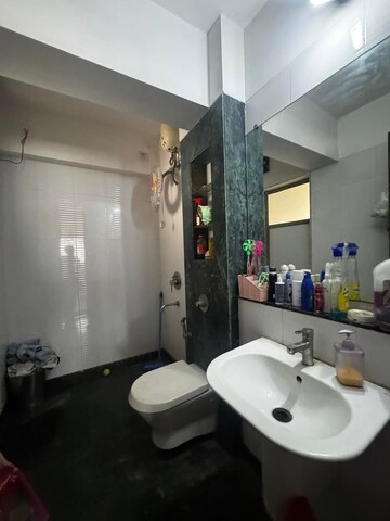 Bathroom in 3 BHK Apartment at Lodha Splendora, Ghodbunder Road – for Rent