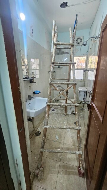 Bathroom in 3 BHK Apartment at Sarita Vihar – for Rent