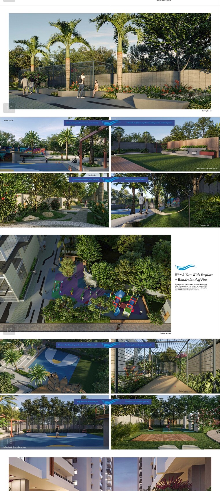 Balcony, sri-sreenivasa-fortune-water-front 3 Bedroom 2880 Sq.Ft. Apartment In Kukatpally Hyderabad 8449262