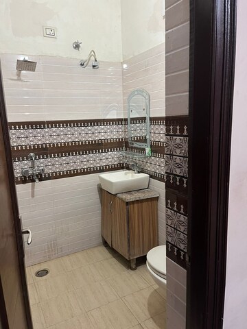 Kitchen in 2 BHK Builder Floor at Guru Nanak Enclave, Dhakoli Village – for Rent