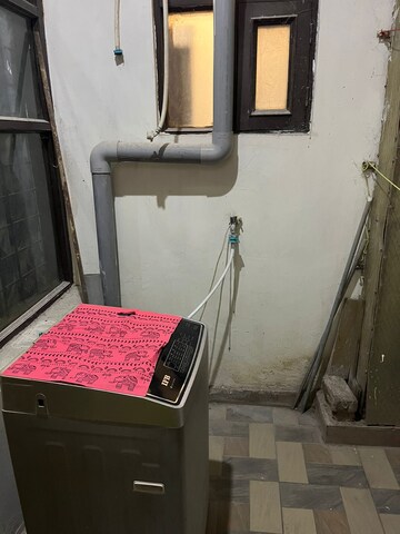 Bathroom in 2 BHK Builder Floor at Guru Nanak Enclave, Dhakoli Village – for Rent