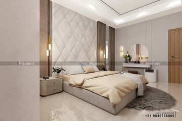 Bedroom in 4 BHK Builder Floor at Ashok Vihar – for Sale
