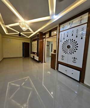 Living Room in 3 BHK Apartment at Risinia Skyon, Bachupally – for Sale