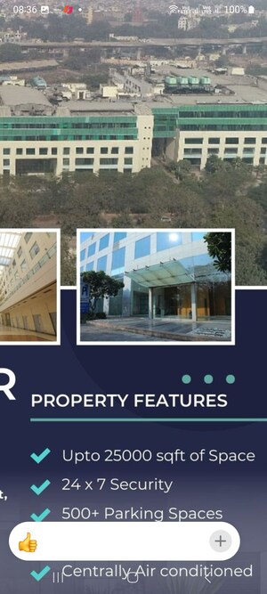 Floor Plan in  Office Space at Bara Hindu Rao – for Rent