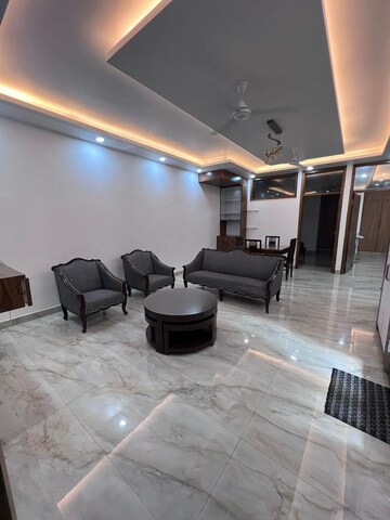 Living Room in 3 BHK Builder Floor at Chittaranjan Park – for Rent