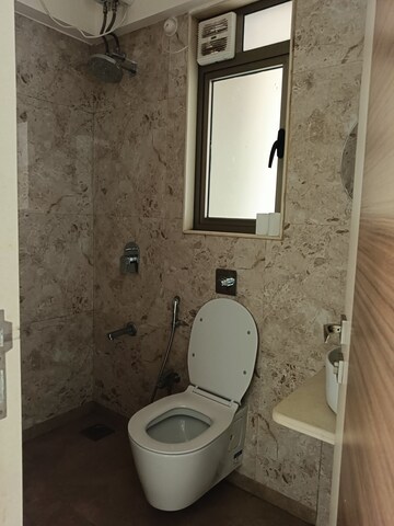 Bathroom in 2 BHK Apartment at Chandak Cornerstone, Worli – for Rent