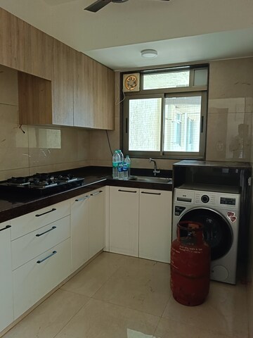 Kitchen in 2 BHK Apartment at Chandak Cornerstone, Worli – for Rent