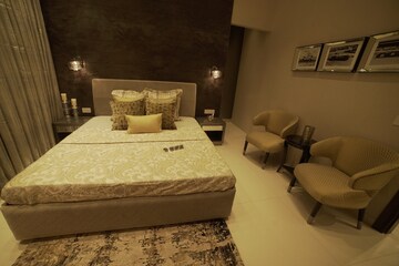 Living Room in 3 BHK Apartment at Artique Uptown Skylla, International Airport Road – for Rent
