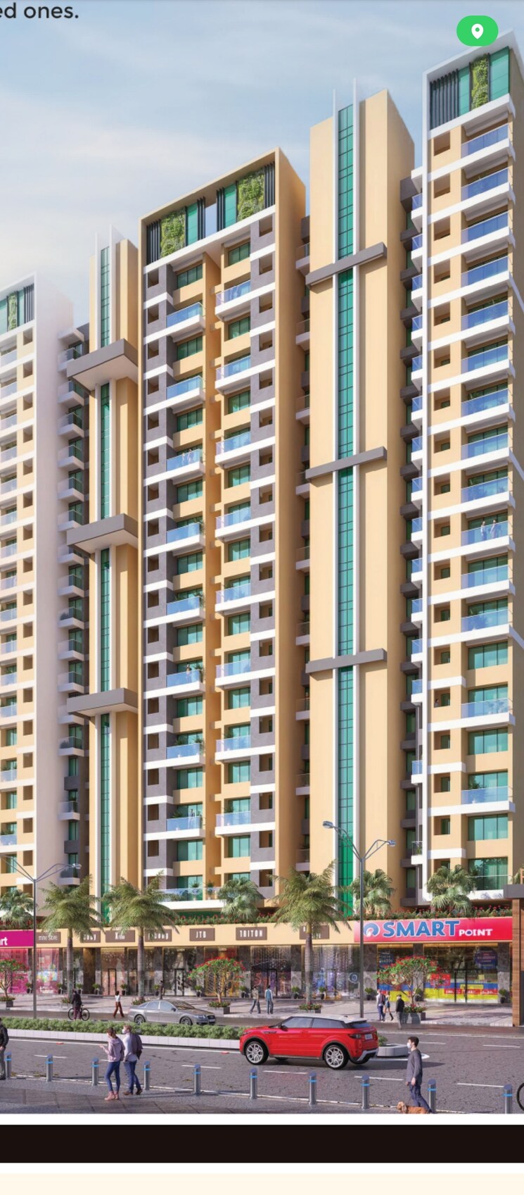 Exterior View, parth-skyone 1 Bedroom 470 Sq.Ft. Builder Floor In Dombivli East Thane 8449555