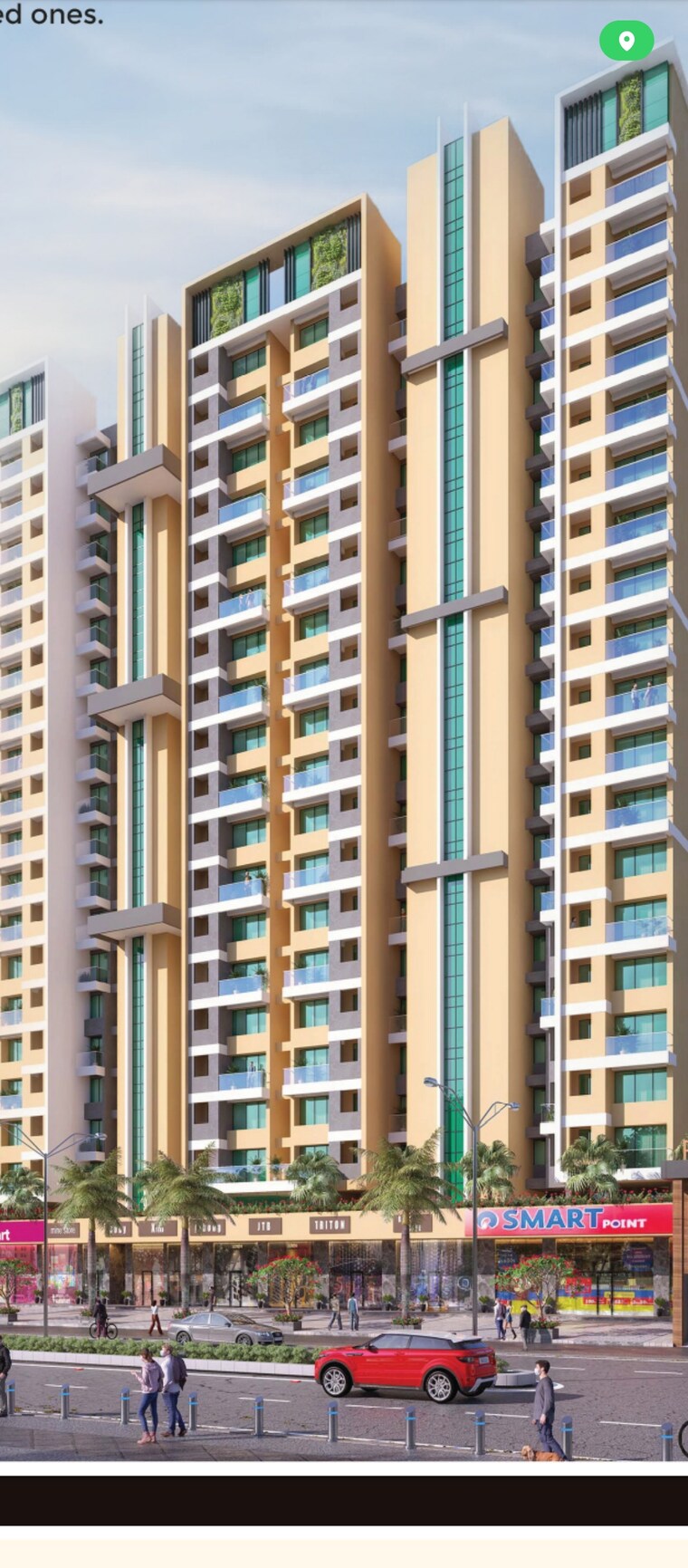 Exterior View, parth-skyone 1 Bedroom 470 Sq.Ft. Builder Floor In Dombivli East Thane 8449555