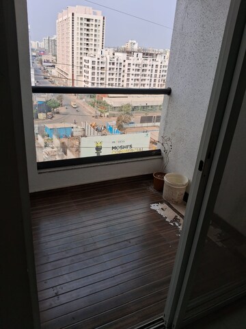 Balcony in 1 BHK Apartment at Yogesh Gandharva Excellence, Moshi – for Rent
