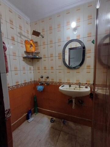 Bathroom in 2 BHK Builder Floor at Esteem Complex, Savitri Nagar – for Rent