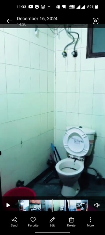Bathroom in 2 BHK Builder Floor at New Ashok Nagar – for Rent