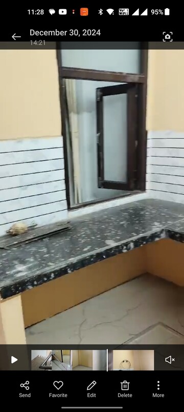 Kitchen in 2 BHK Builder Floor at New Ashok Nagar – for Rent