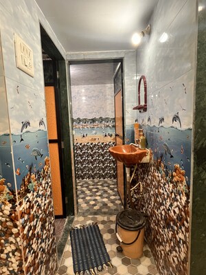 Bathroom in 1 BHK Apartment at Dombivli West – for Sale