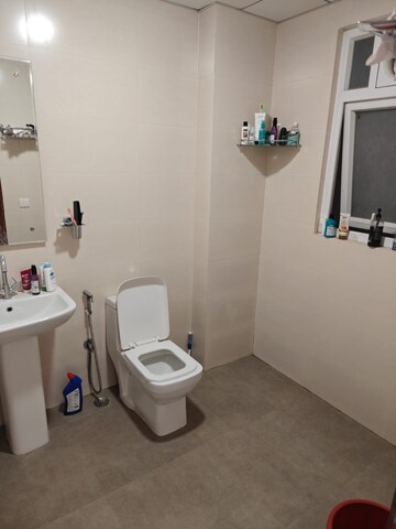 Bathroom in 2 BHK Builder Floor at Ansal API Esencia, Sector 67 – for Rent