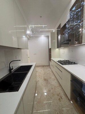 Kitchen in 3 BHK Builder Floor at SS Southend Floors, South City 2 – for Sale