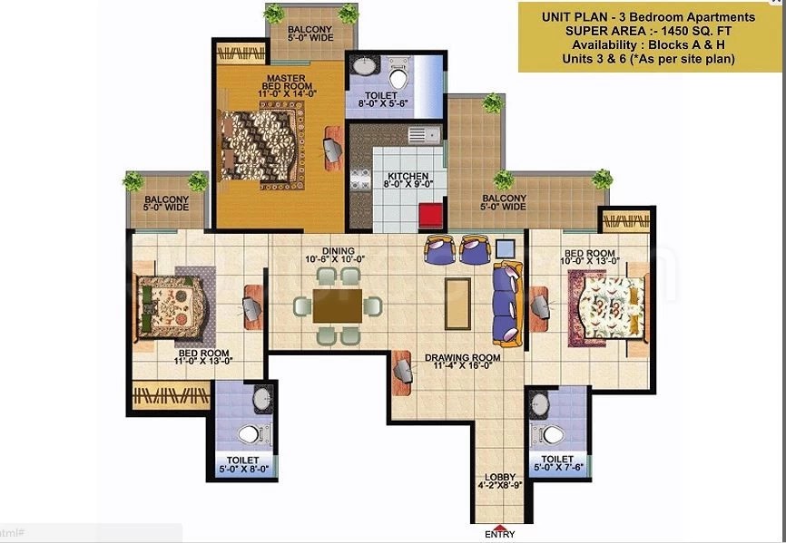 3 BHK Apartment For Sale in DevLandcon Hitaishi Heights