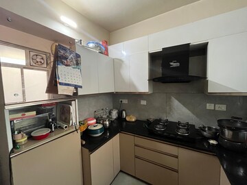 Kitchen in 3 BHK Builder Floor at Ansal API Esencia, Sector 67 – for Rent