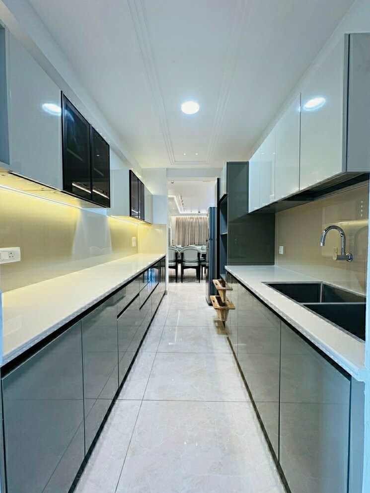 Kitchen, ambala highway 3 Bedroom 2025 Sq.Ft. Apartment In Ambala Highway Zirakpur 8450352