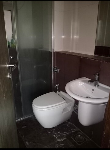 Bathroom in 2.5 BHK Apartment at Oberoi Realty Woods, Goregaon East – for Rent