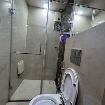 Bathroom in 2.5 BHK Apartment at Palash Towers, Veera Desai Industrial Estate – for Rent