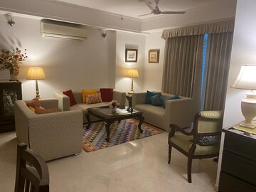 Living Room in 3 BHK Apartment at DLF Park Place, Sector 54 – for Rent