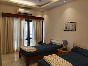 Living Room in 3 BHK Apartment at Prestige High Fields, Gachibowli – for Rent