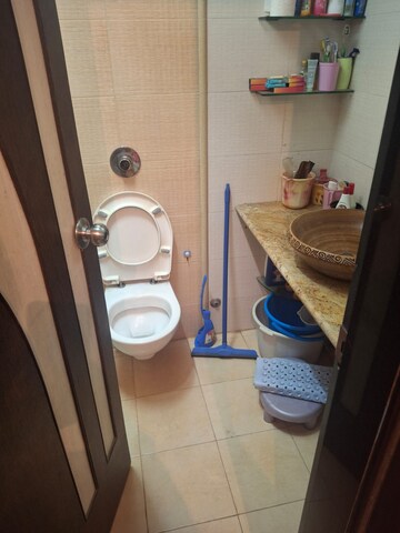 Bathroom in 2 BHK Apartment at Vile Parle Mahaveer, Vile Parle West – for Rent