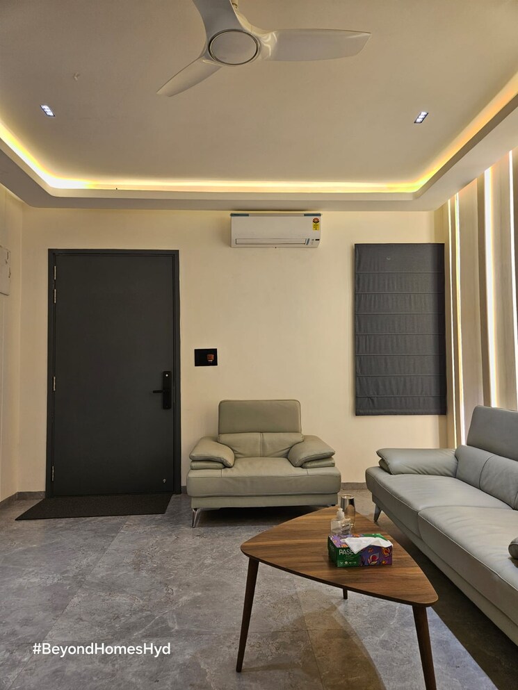 Living Room, prestige-high-fields 4 Bedroom 4000 Sq.Ft. Apartment In Gachibowli Hyderabad 8450626