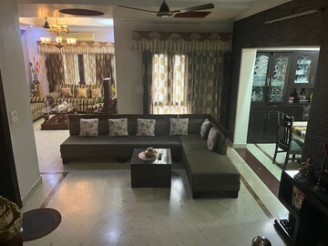 Living Room in 4 BHK Builder Floor at Saket – for Rent