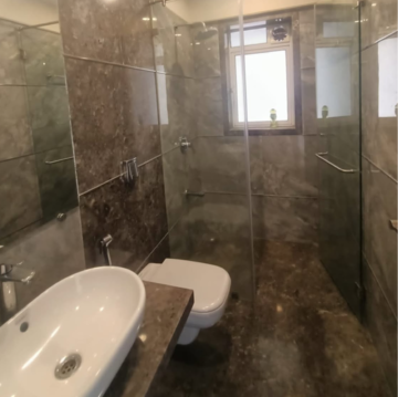 Bathroom in 2 BHK Apartment at Raheja Exotica, Pascal Wadi – for Rent
