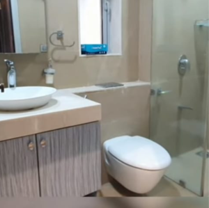 Bathroom in 2 BHK Apartment at Raheja Exotica, Pascal Wadi – for Sale