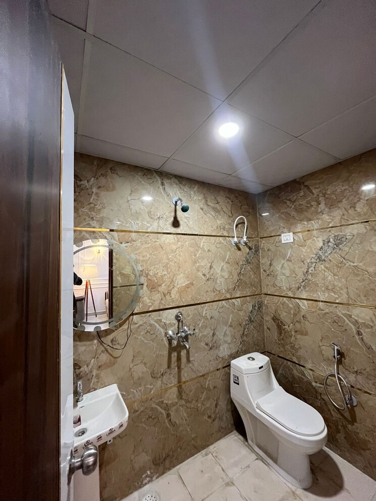 Bathroom, knowledge park v greater noida 2 Bedroom 1100 Sq.Ft. Builder Floor In Knowledge Park V Greater Noida Greater Noida 8450960